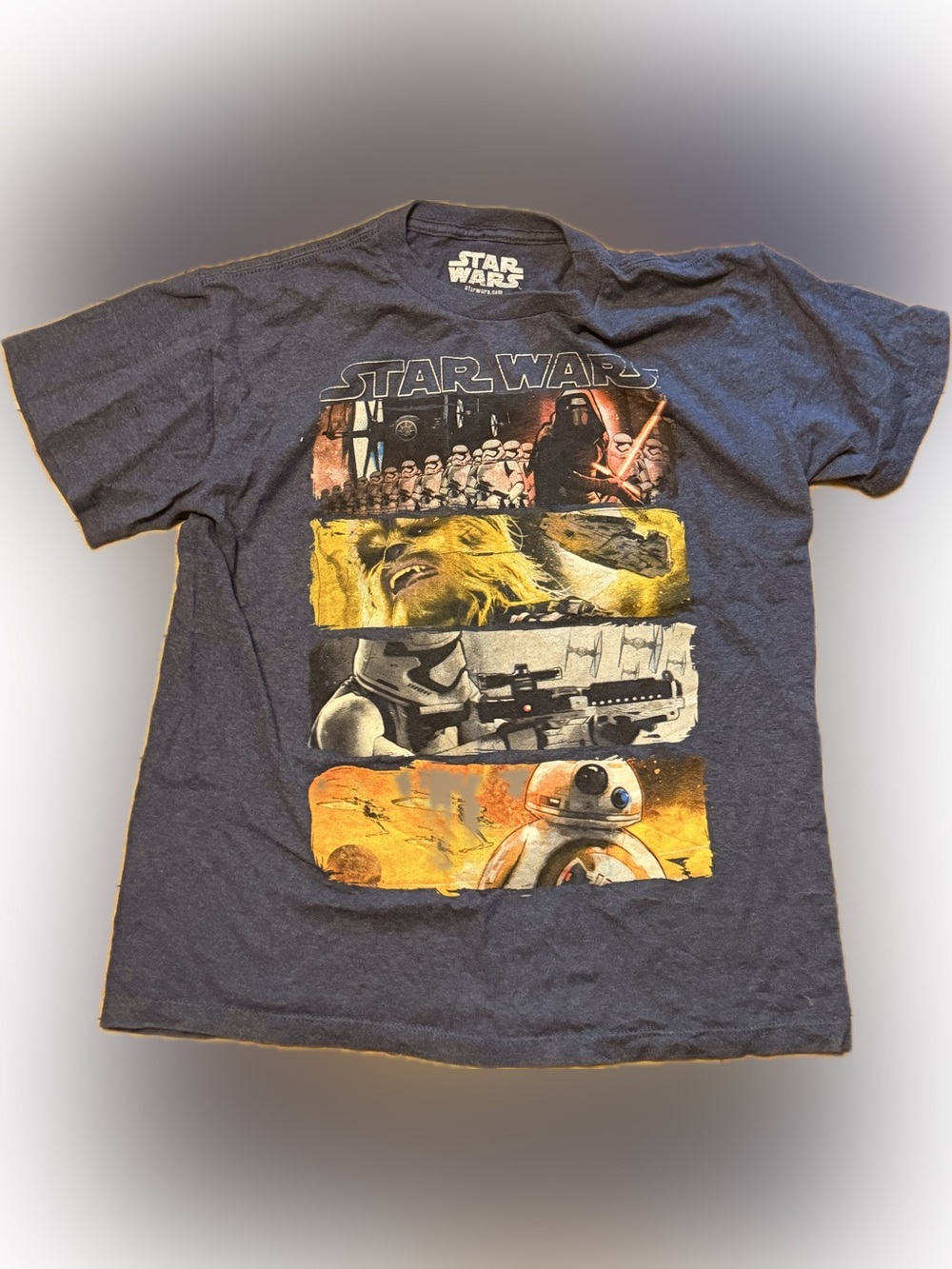 Star Wars Navy Blue Graphic Logo Tee